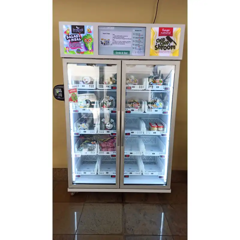 -18℃ Smart fridge vending machine for sale for ice cream, frozen meat, frozen food